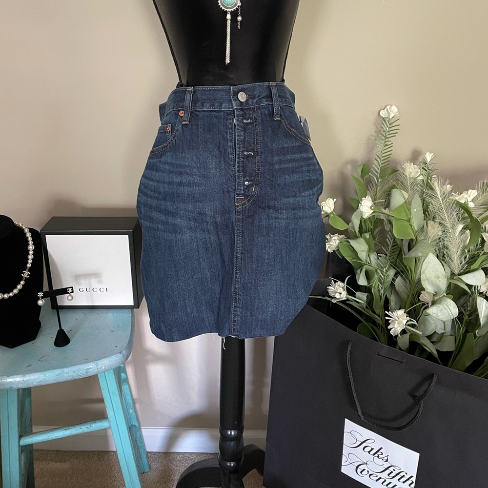 Denim Mini Skirt